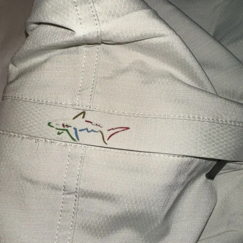Greg Norman Mens Golf Shorts Size 40 Khaki The Shark Chino Lightweight
